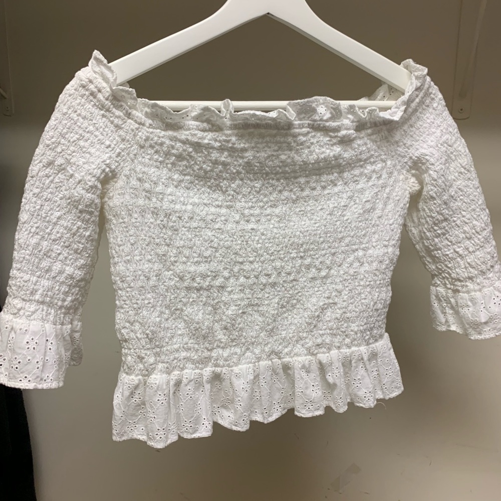 Smocked Ruffle Blouse